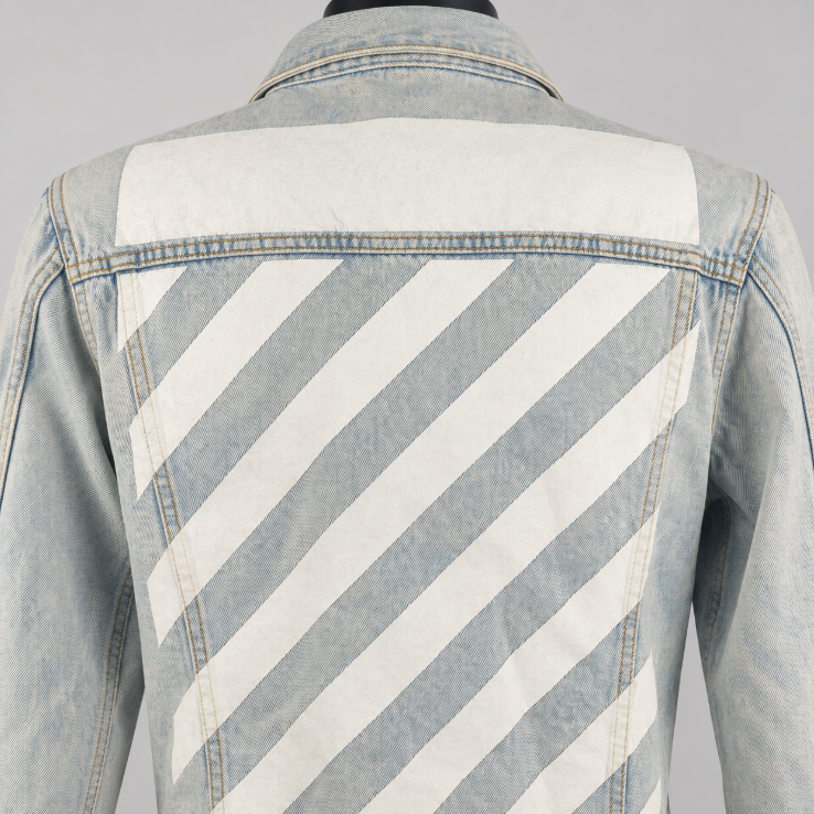 Off-White Diag Tab Slim Denim Jacket