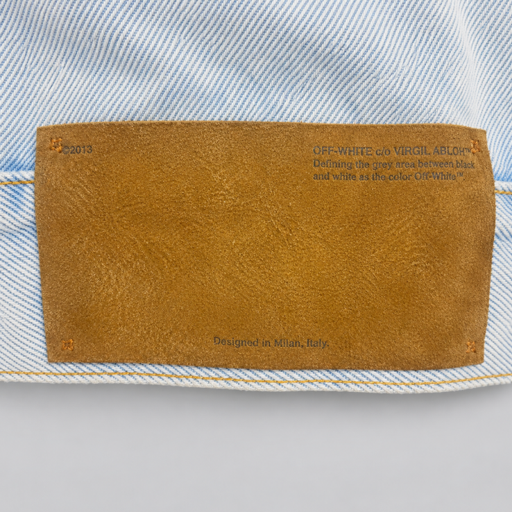 Off-White Diag Tab Slim Denim Jacket