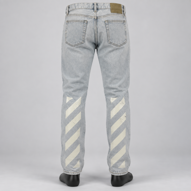 Off-White Diag Tab Arrow Slim Jeans