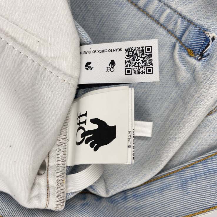 Off-White Diag Tab Arrow Slim Jeans