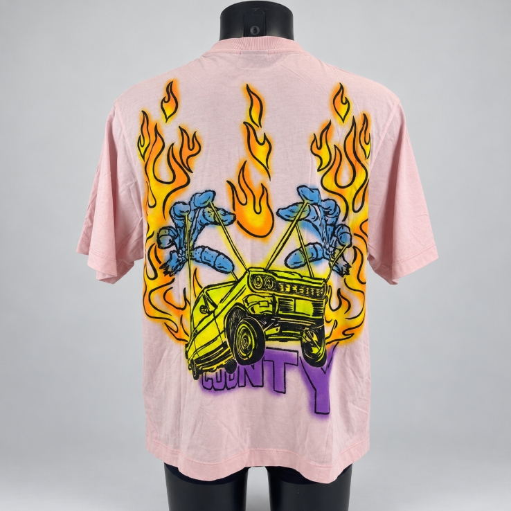 Marcelo Burlon County Flame Boxy T-Shirt