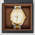 Michael Kors Slim Runway MK3198 Two-Tone Watch