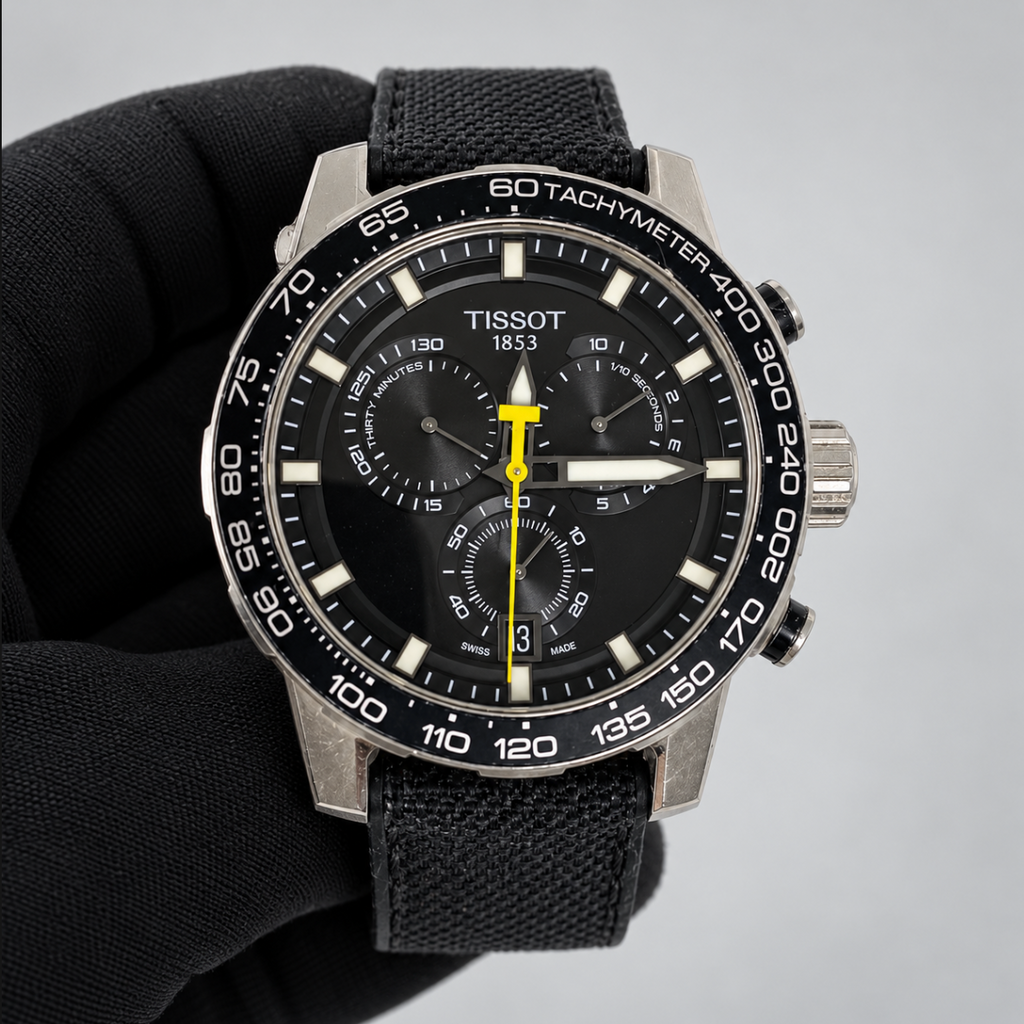 Tissot Supersport Chrono 45.5mm Black Men's Watch