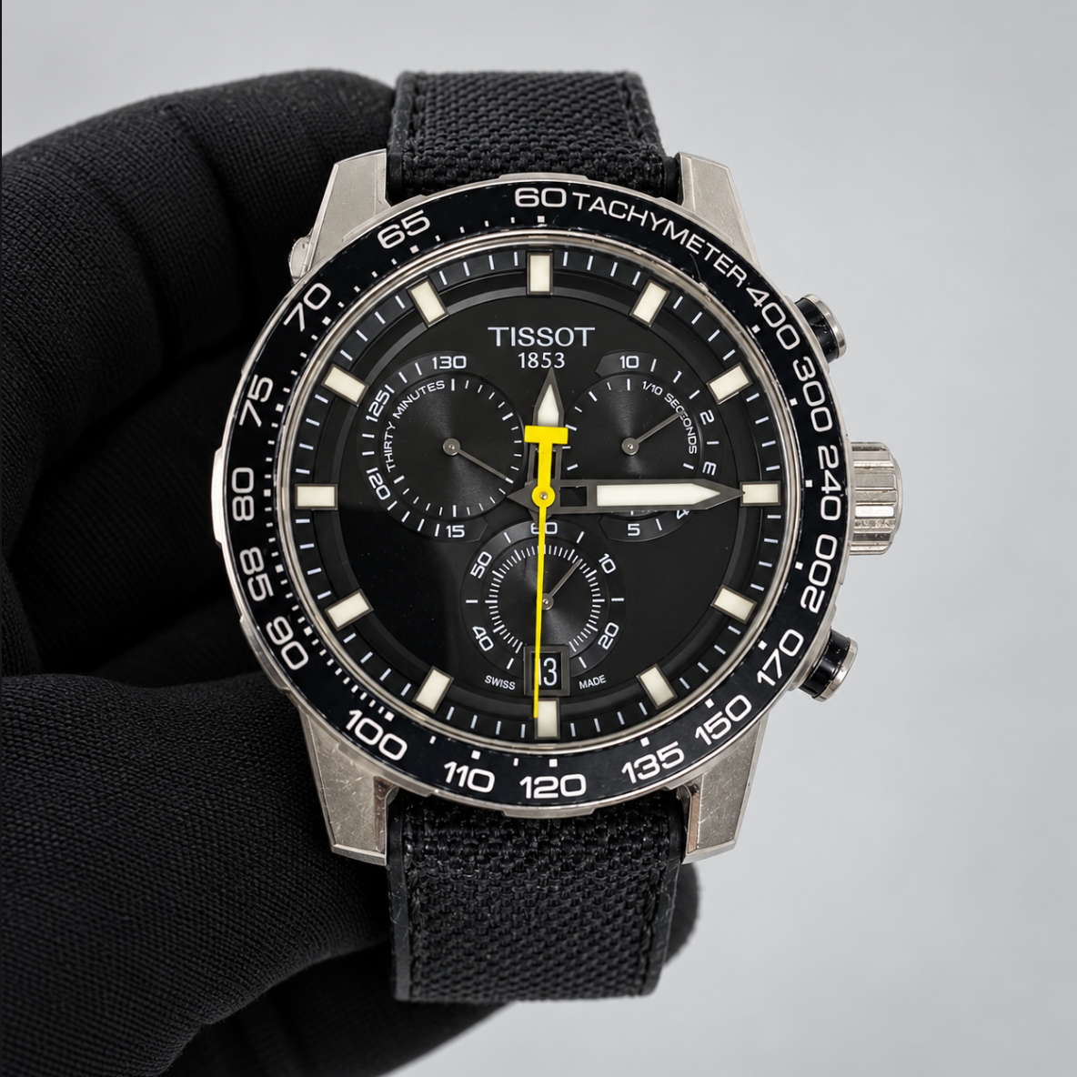 Tissot Supersport Chrono 45.5mm Black Men's Watch
