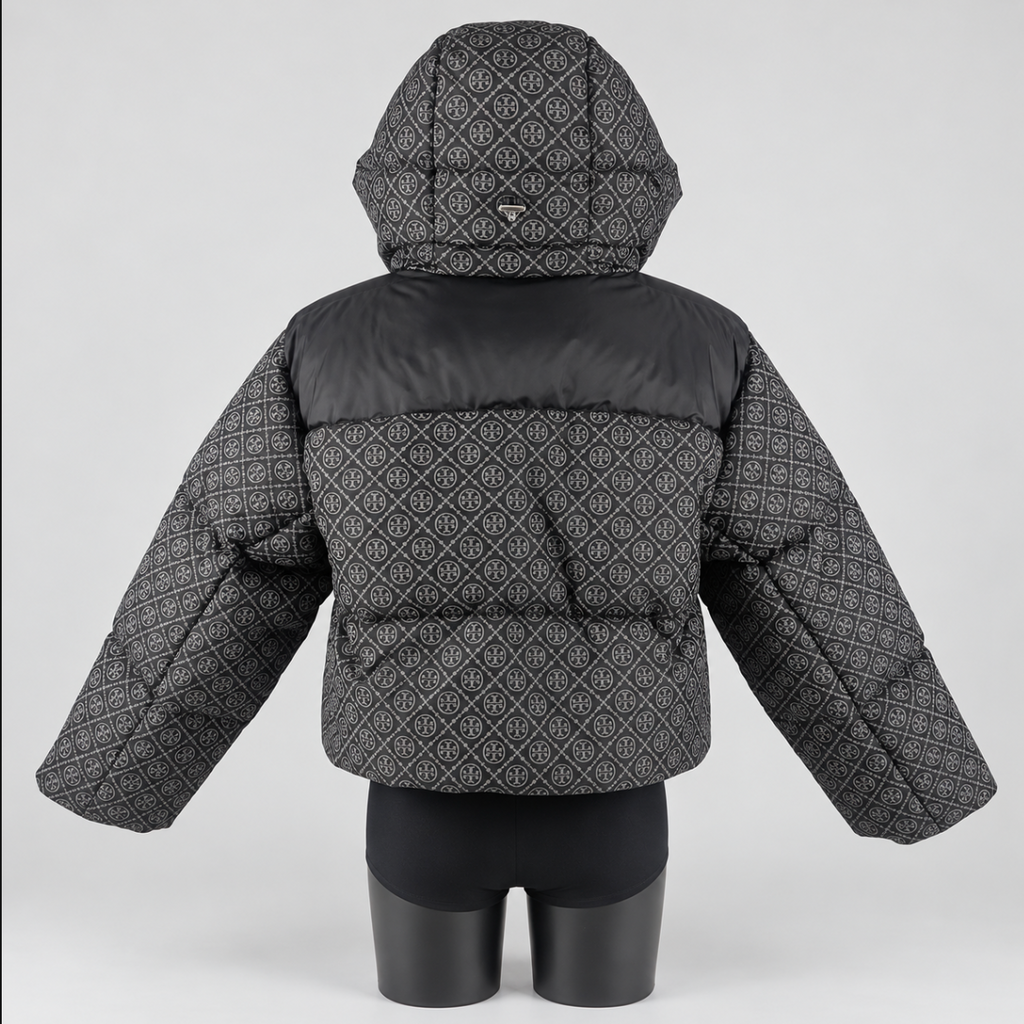 Tory Burch T Monogram Down Puffer Jacket
