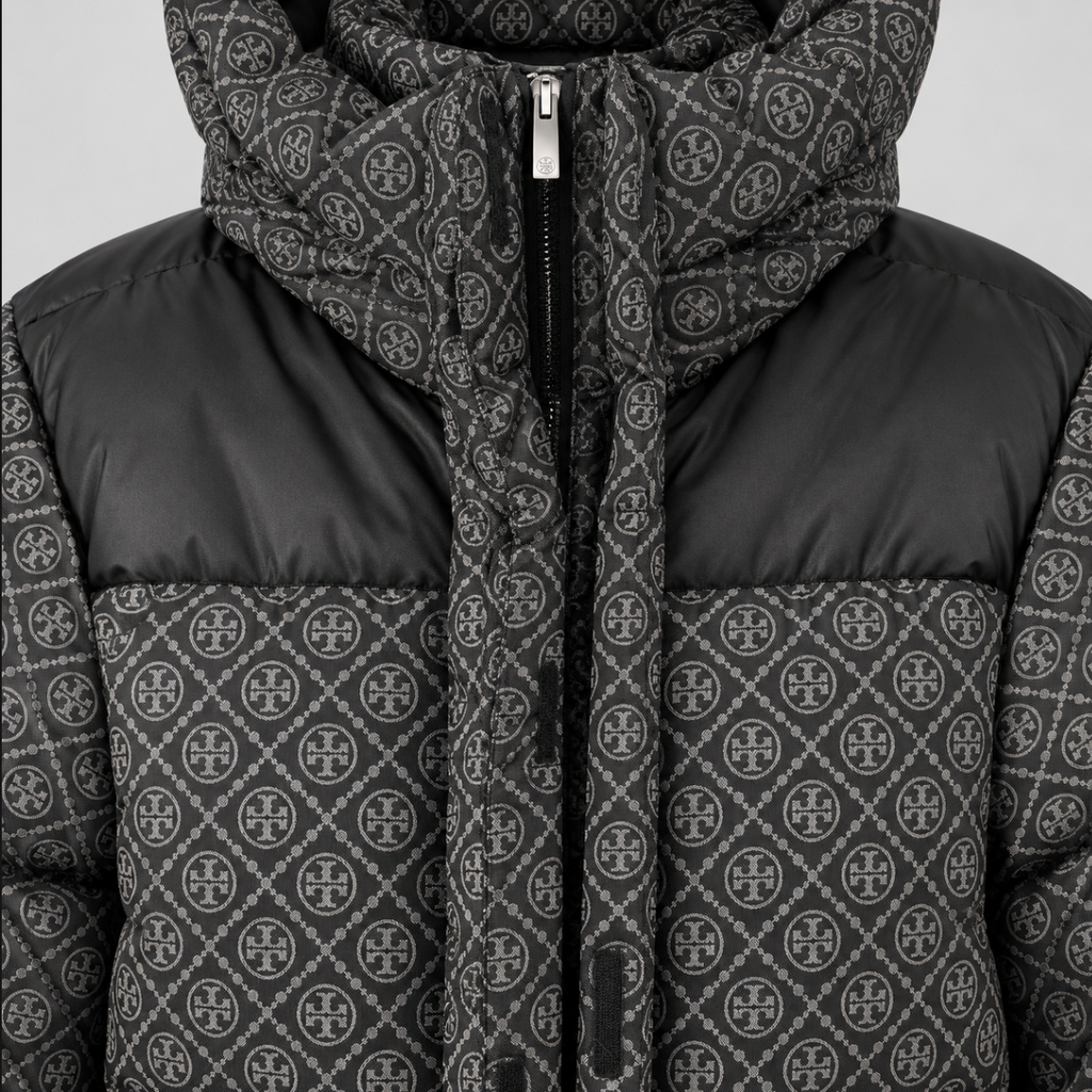 Tory Burch T Monogram Down Puffer Jacket