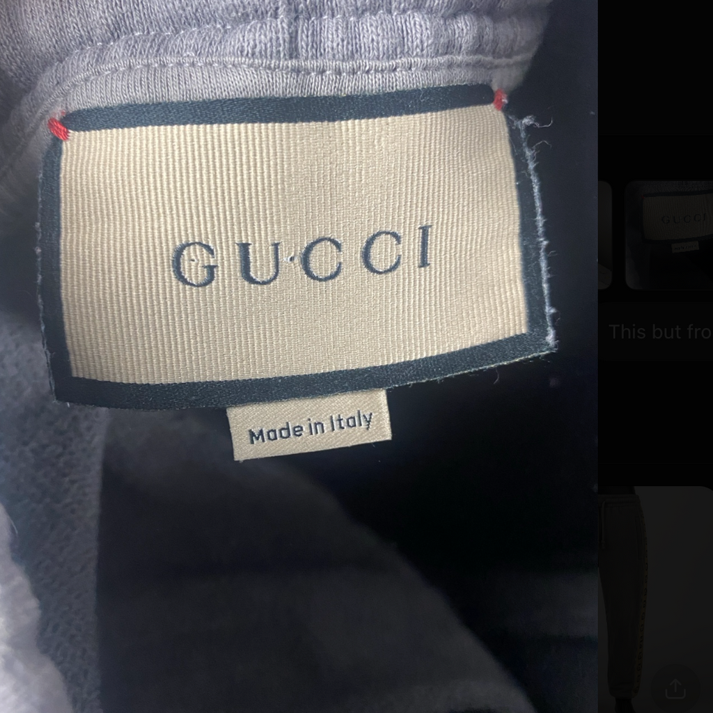Gucci Men's GG Tape Joggers Grey