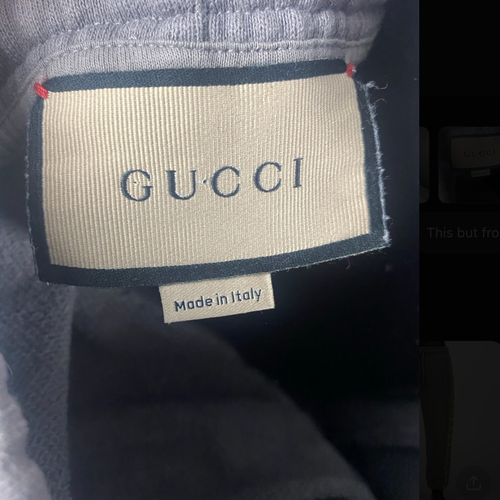 Gucci Men's GG Tape Joggers Grey