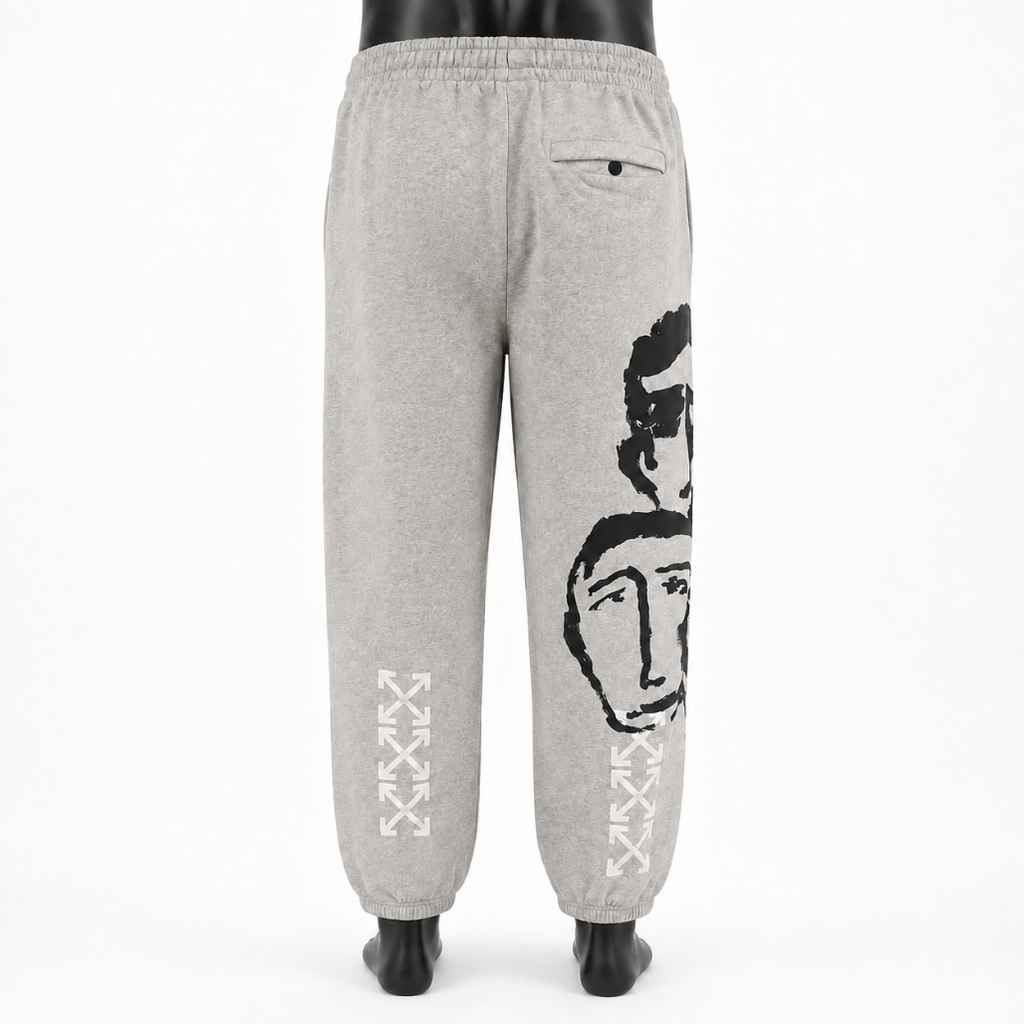 off white faces slim sweatpants