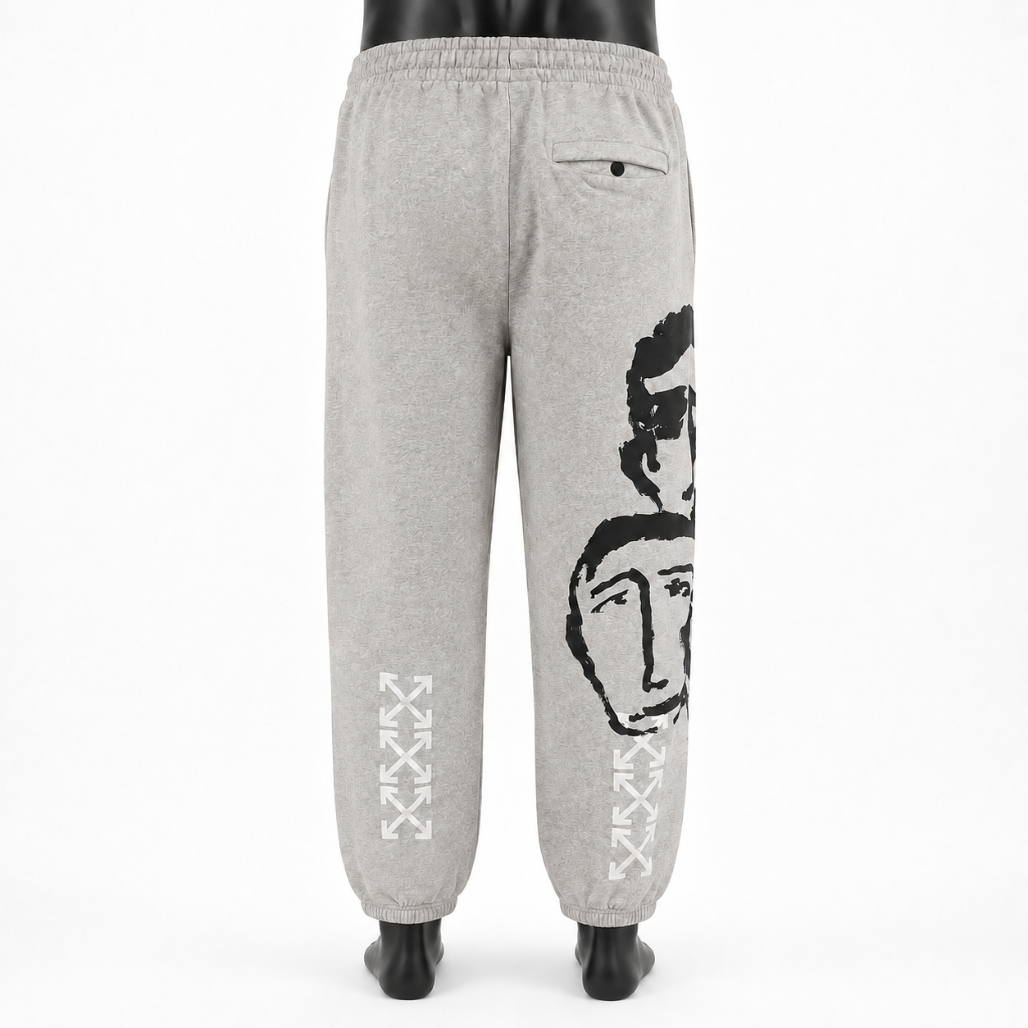 off white faces slim sweatpants