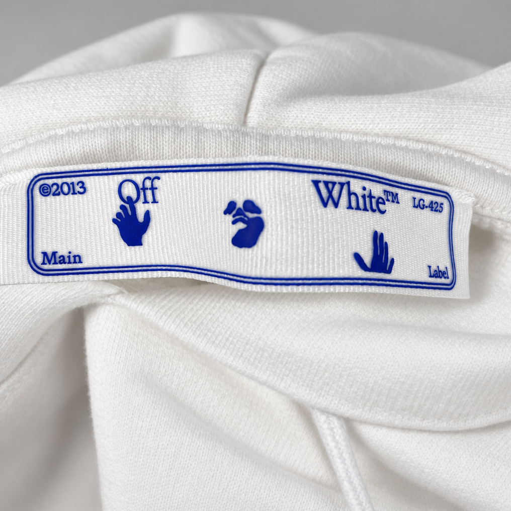 Off-White Marker Slim Arrows Hoodie White/Red