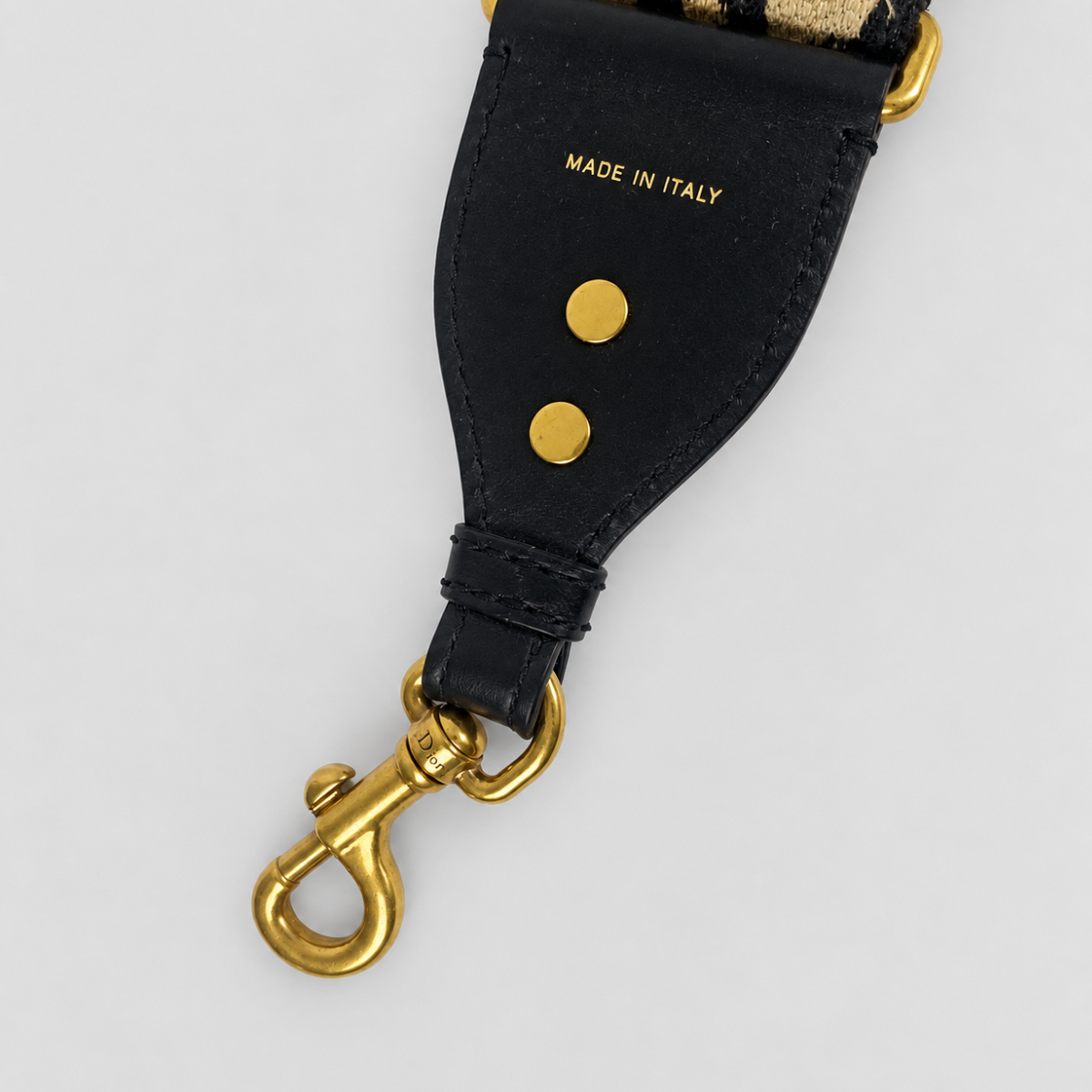 Christian Dior Reversible Embroidered Shoulder Strap
