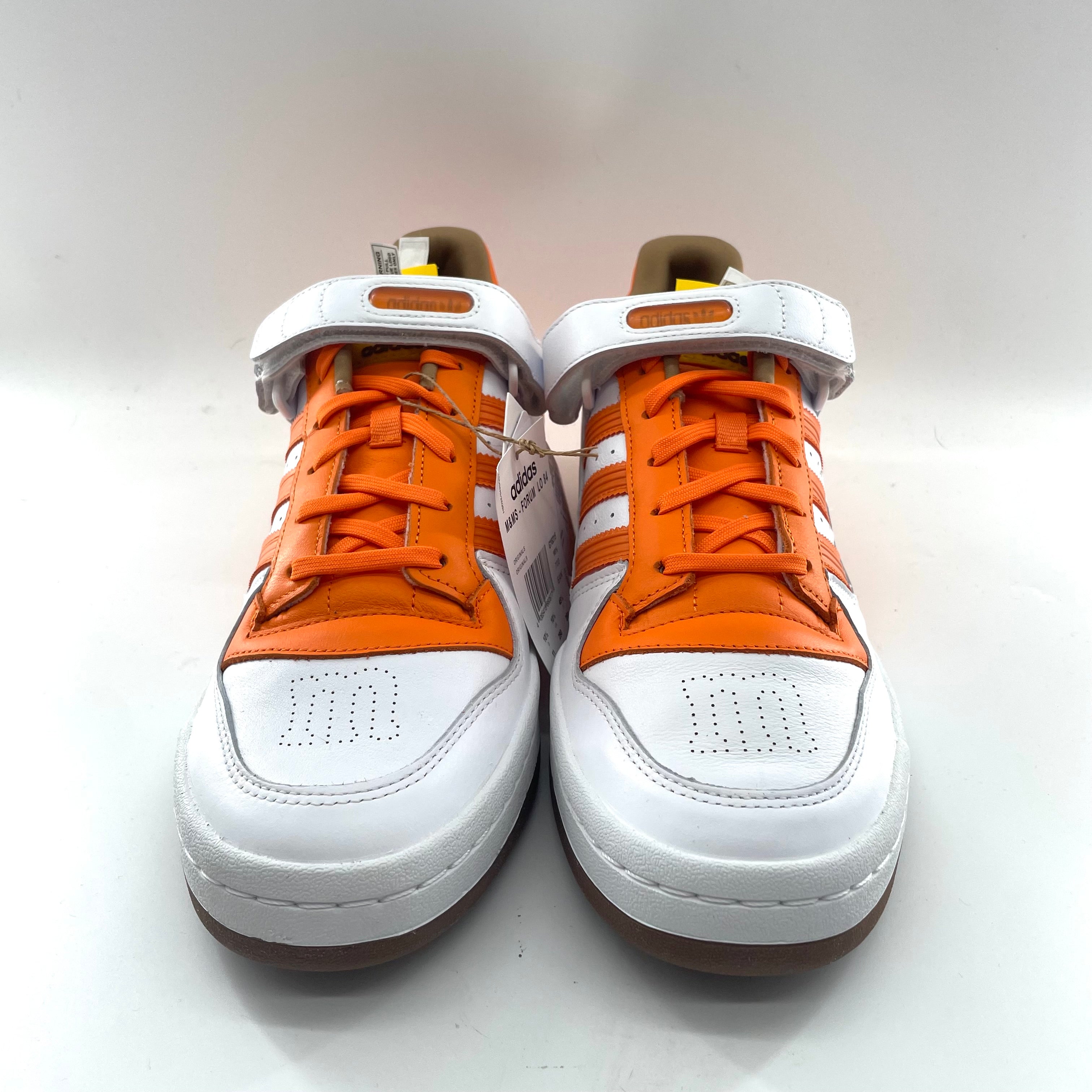 The Adidas Forum Lo 84 M&Ms Crew V1 is a playful collaboration based on the classic Forum Low 84 silhouette, featuring