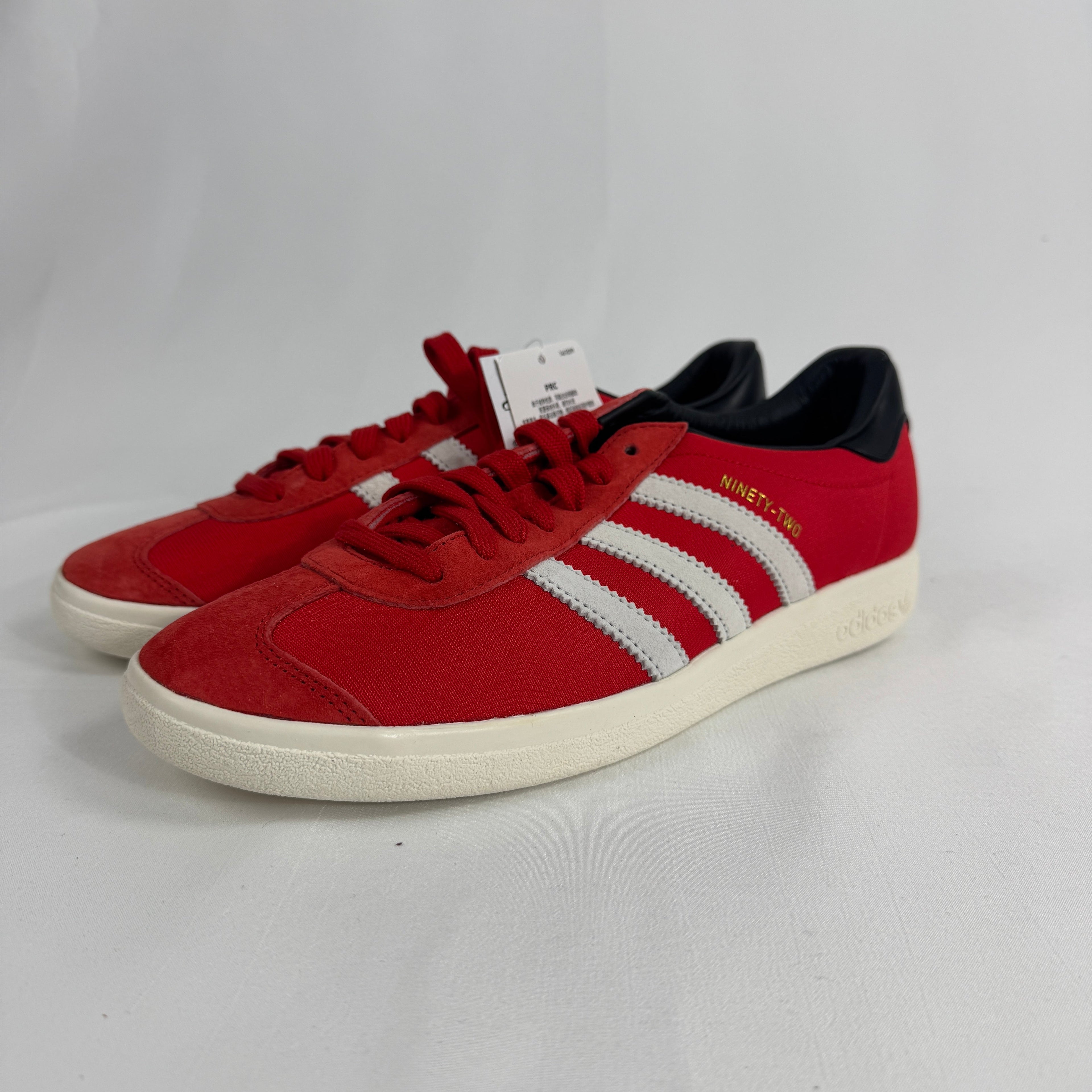 The Adidas Madrid Gary Neville Signed is a rare football boot associated with Gary Neville, featuring a classic Adidas