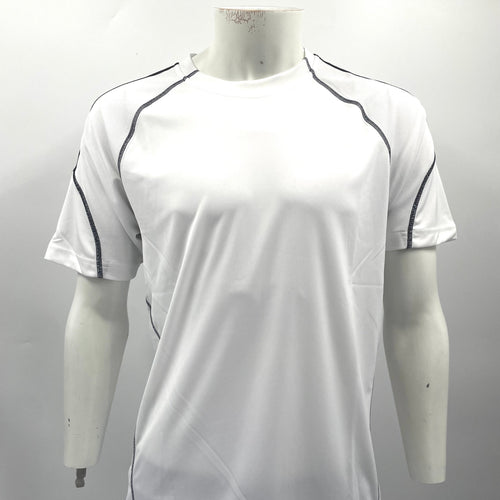 Adidas X Palace Tee. White/Black stripe In Medium