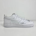 Air Force 1 (Signed by Olaoluslawn) combines the timeless Air Force 1 silhouette with a unique personal touch through