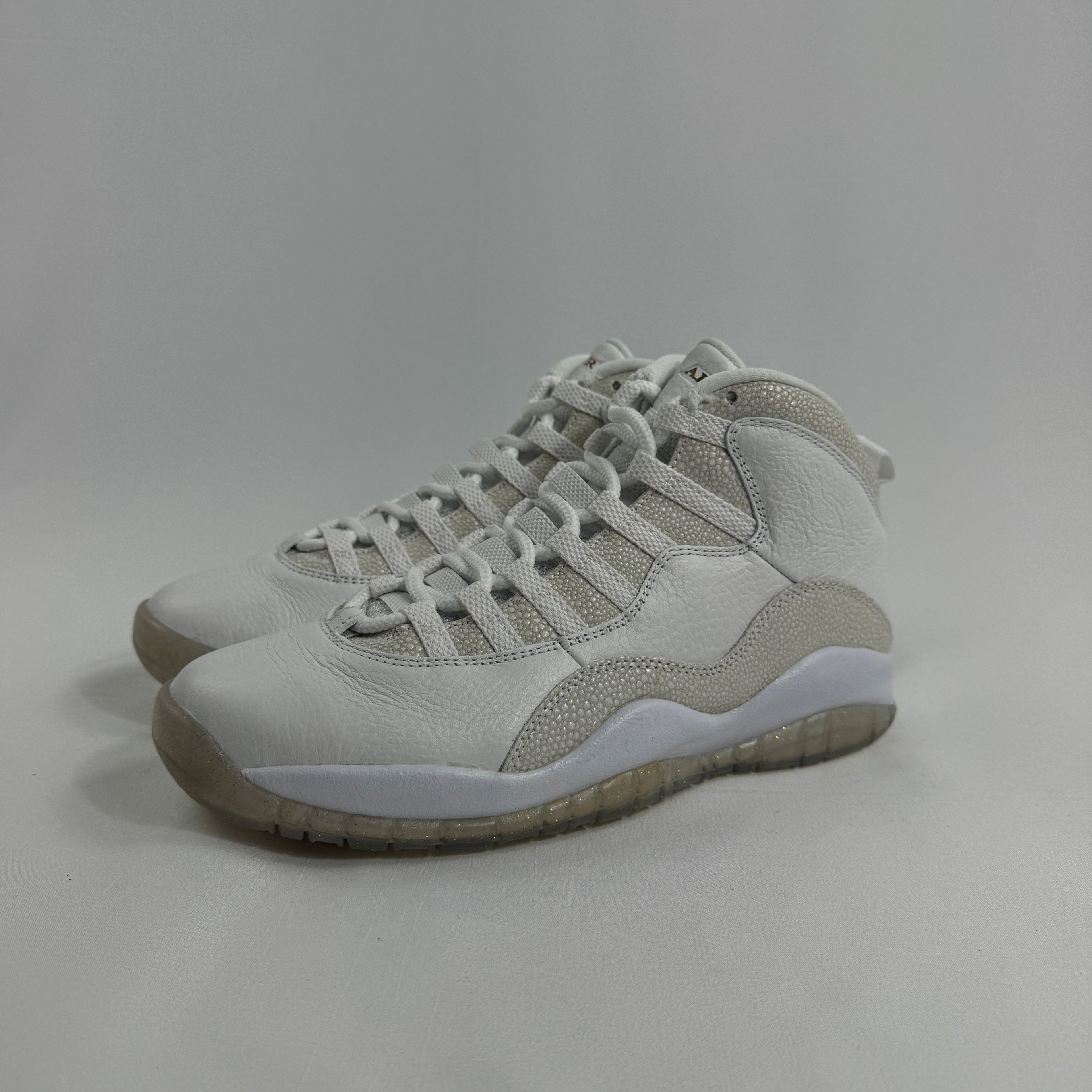 Air Jordan 10 Retro OVO is a premium collaboration between Jordan Brand and Drake’s OVO label, combining luxury styling with