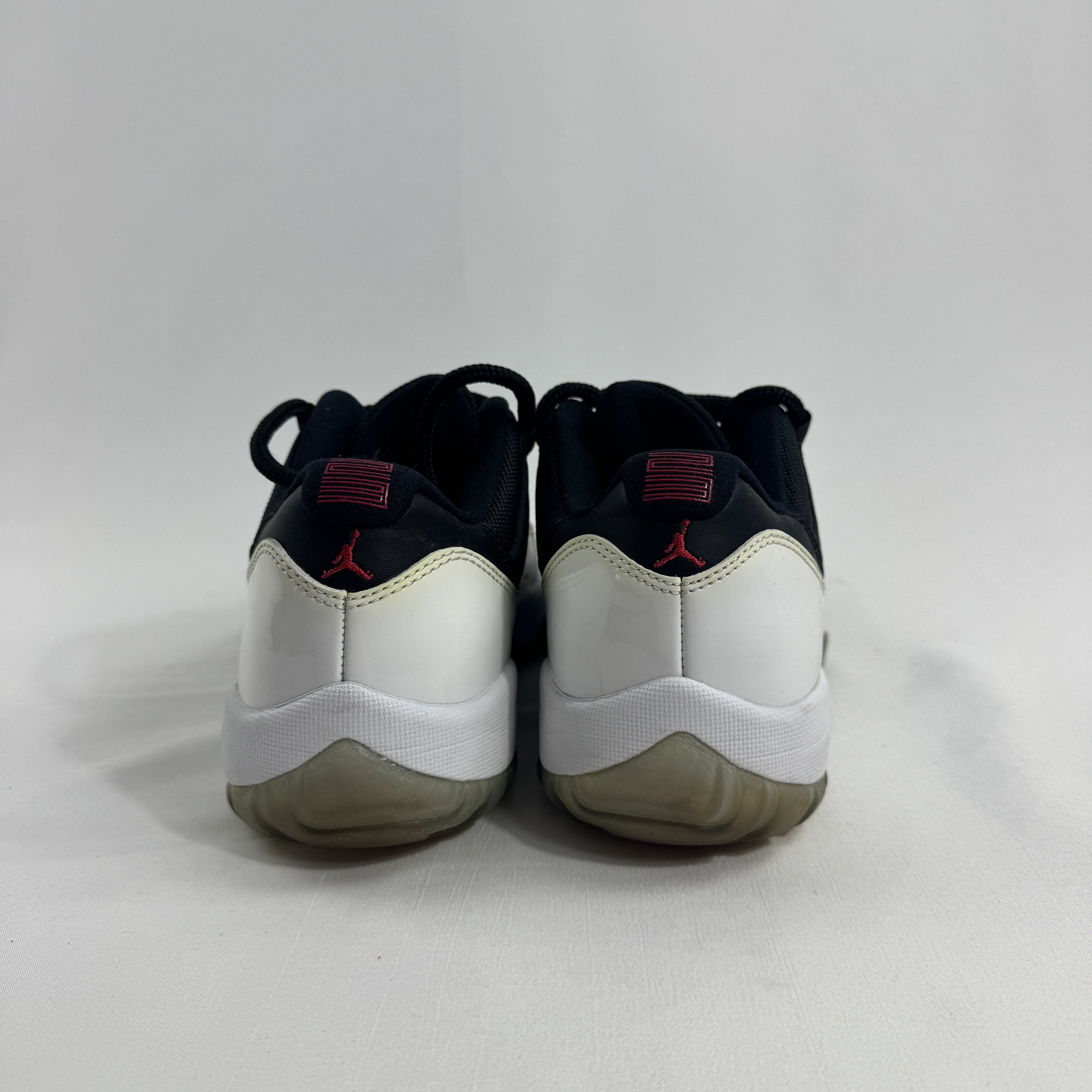 Air Jordan 11 Retro Low “Tuxedo” is a sleek and sophisticated version of the iconic Air Jordan 11. Featuring a clean white