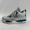 Air Jordan 4 Retro “Off-White Military Blue” is a special collaboration-inspired version of the classic Jordan 4 featuring a