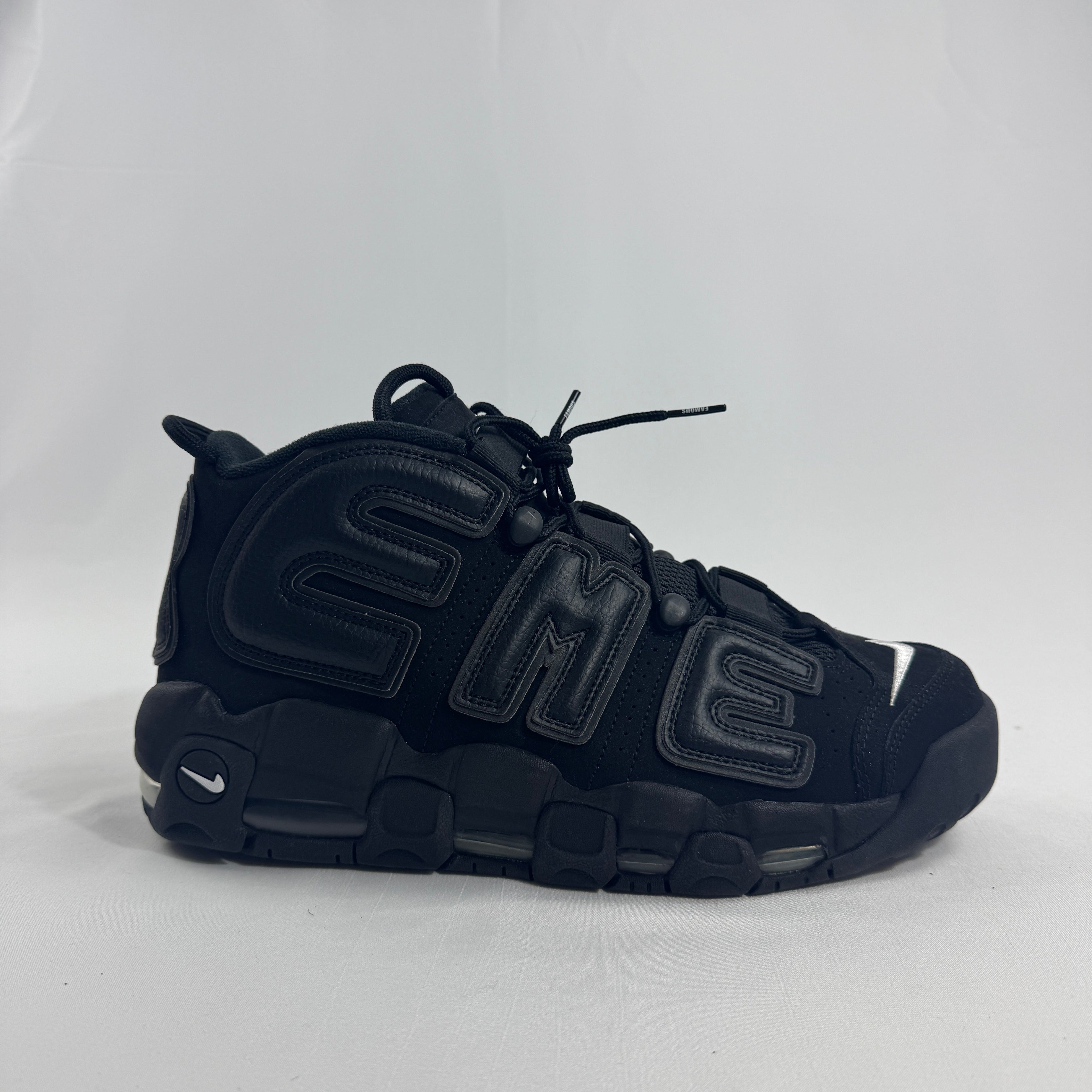 Air More Uptempo Supreme is a bold reinterpretation of the classic Air More Uptempo silhouette, known for its oversized