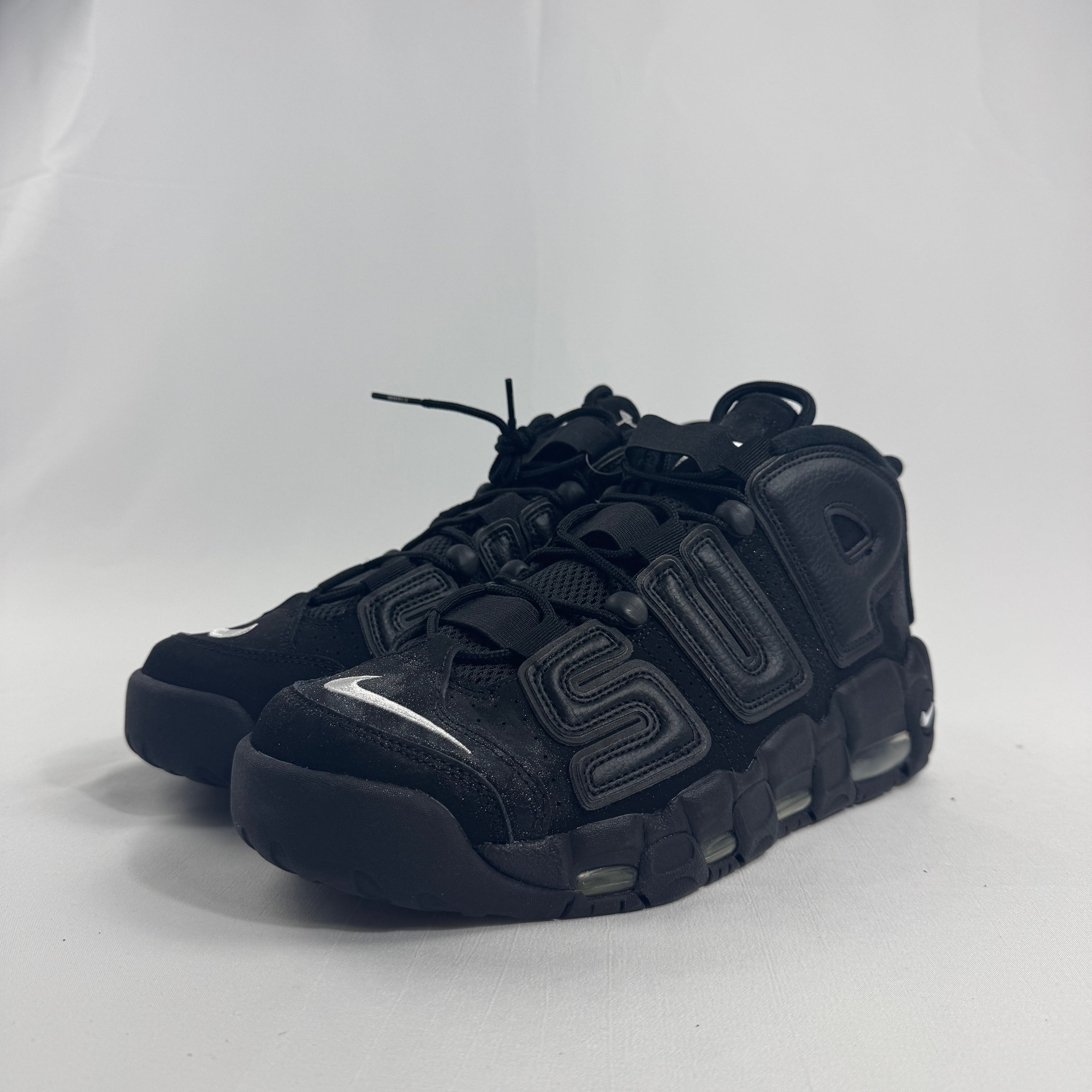 Air More Uptempo Supreme is a bold reinterpretation of the classic Air More Uptempo silhouette, known for its oversized
