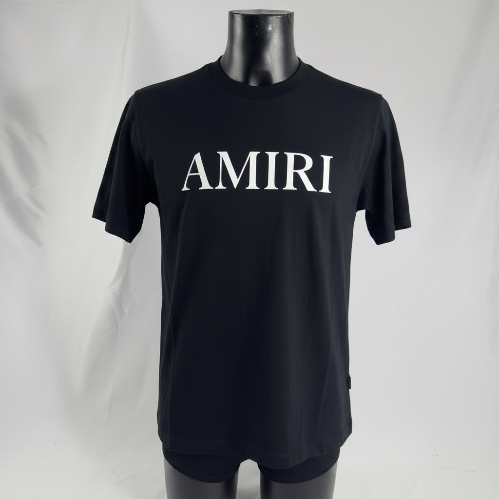 Amiri Core Logo Print Shirt crafted from premium cotton, featuring the signature Core logo print, a classic collar,