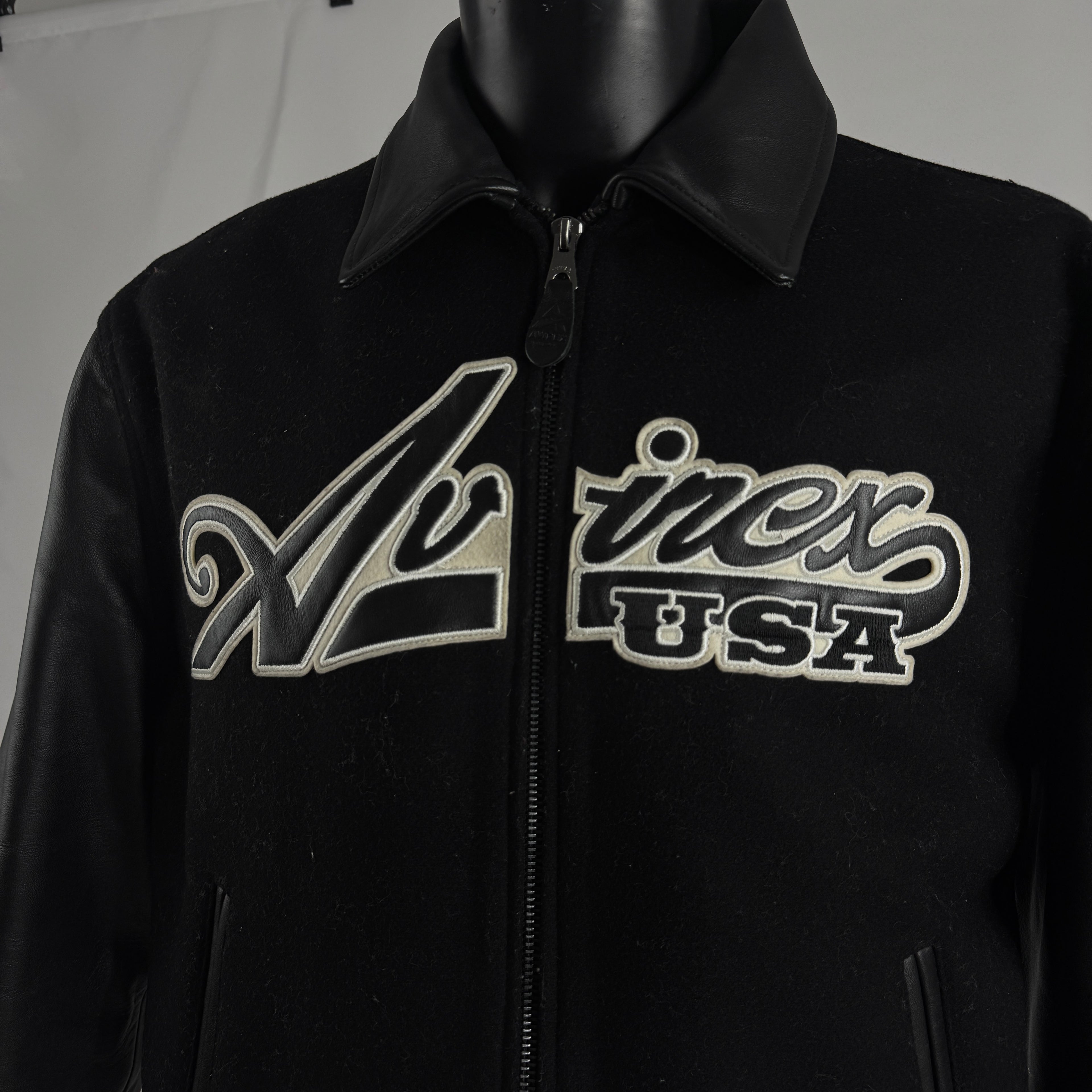Avirex Leather Bomber Jacket