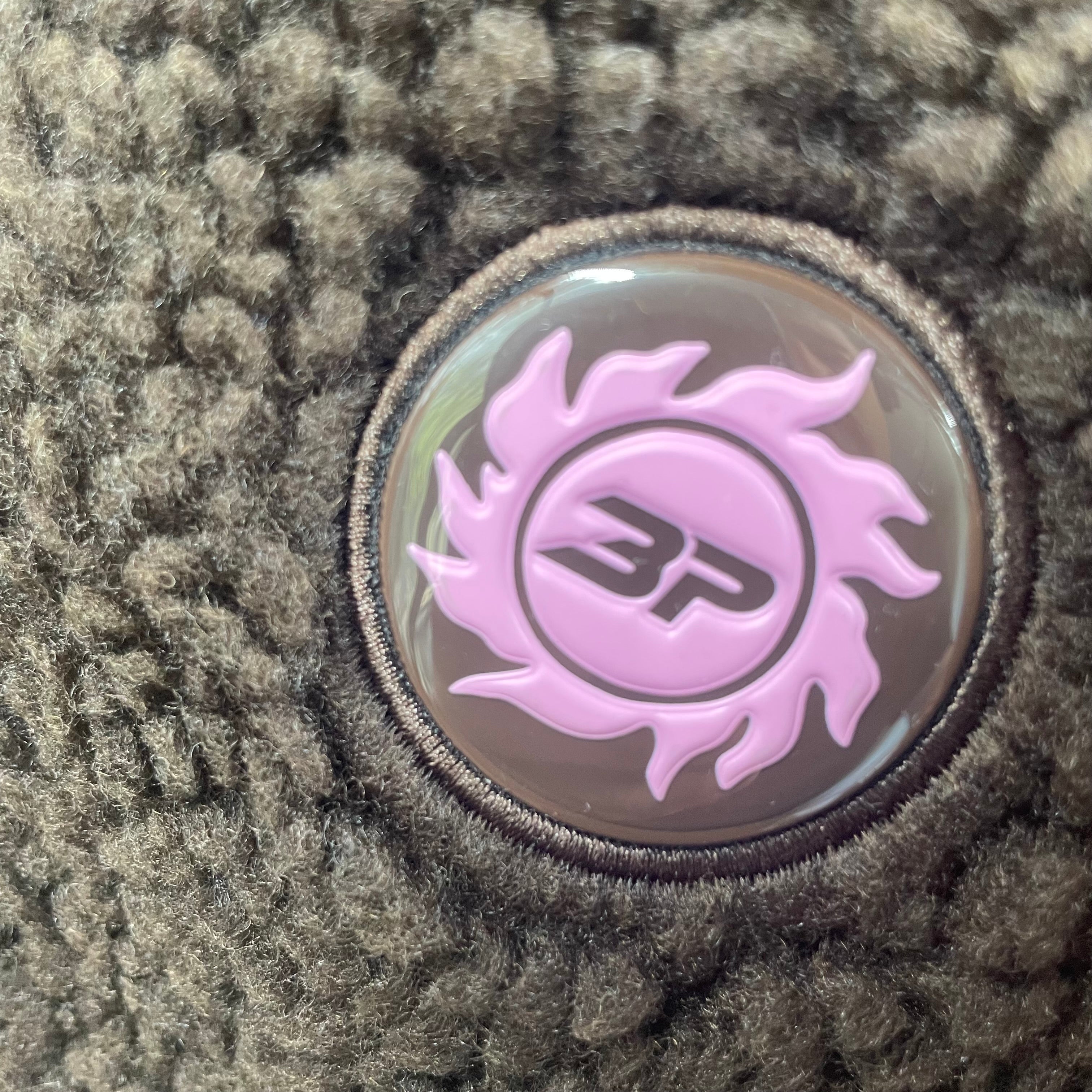 Broken Planet Zip-Up Polar Fleece Jacket In Mocha Brown. Size Large