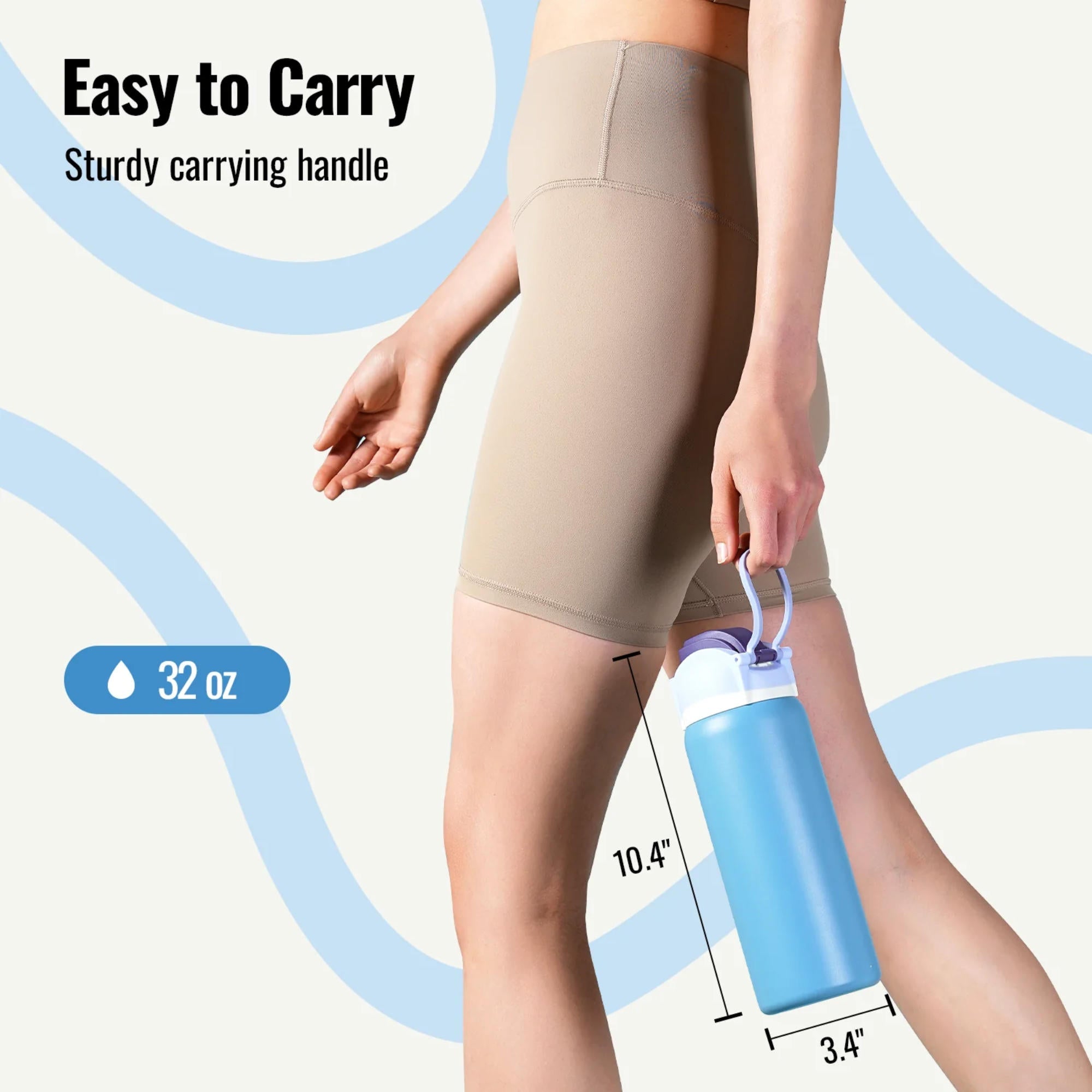 Buzio - HuePop Series Insulated Water Bottle | 32oz