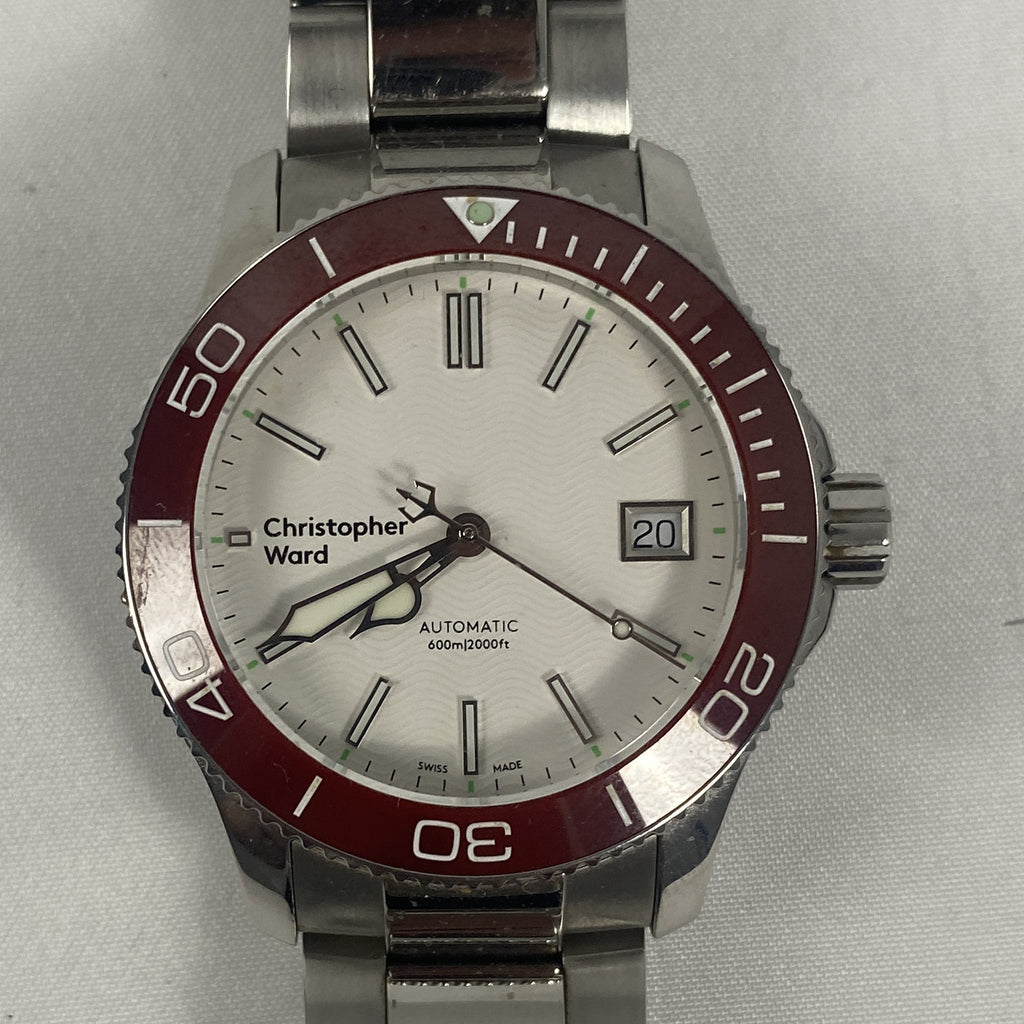 Christopher Ward C60 Trident Pro 600 38mm White Dial Automatic Watch