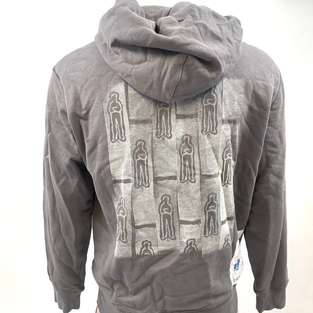 CP Company Graphic Hoodie crafted from premium cotton, featuring a bold graphic design, adjustable drawstring hood, ribbed