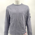 CP Company Lavender Crew Neck crafted from premium cotton, featuring a classic crew neck design, signature C.P. Company