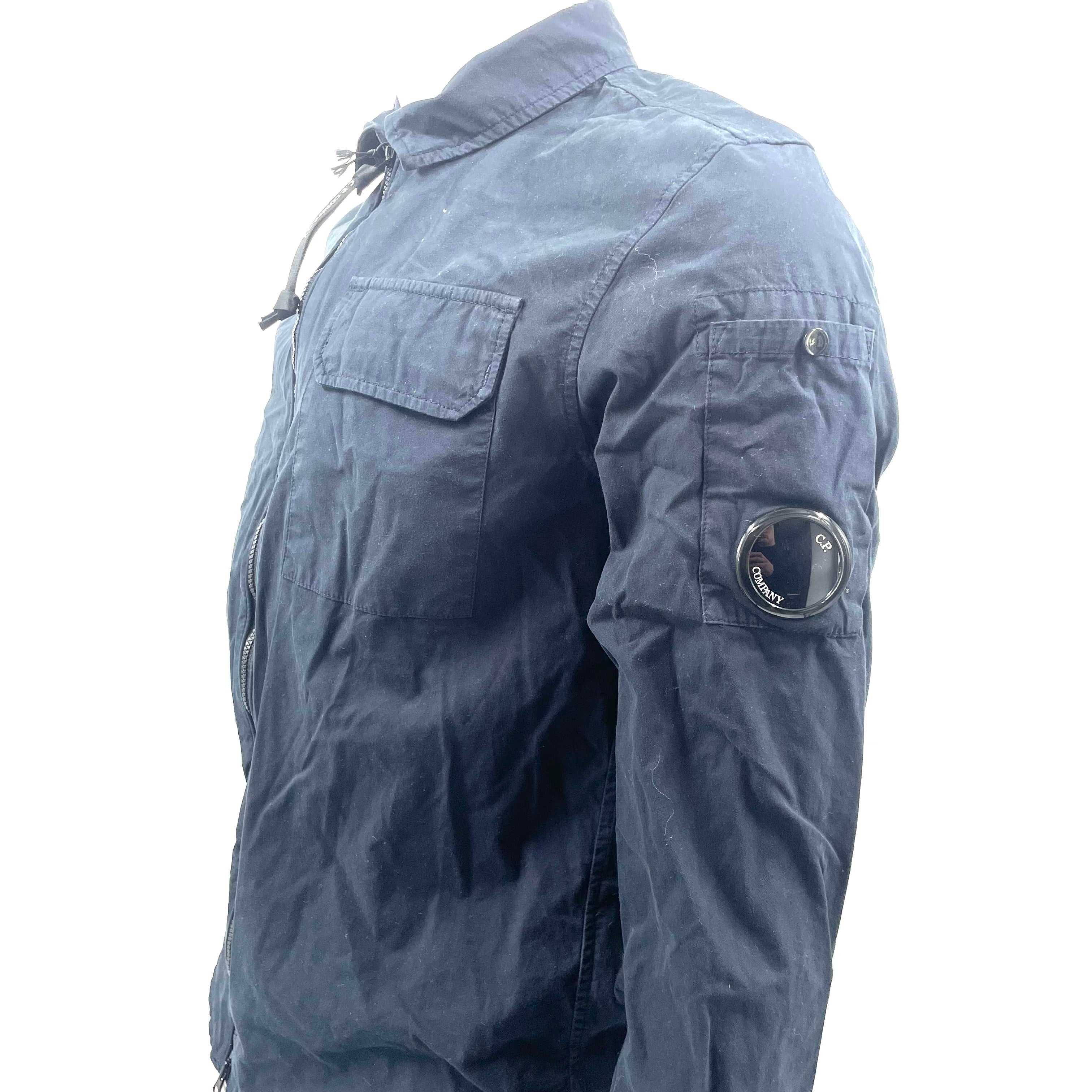 CP Company Zip Overshirt Navy In Size XS. New With Tags
