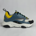 The Dior B22 Blue/Beige is a luxury chunky sneaker that blends retro running-inspired design with modern high-fashion style.