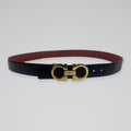 Ferragamo Gancini Reversible Belt Black / Red