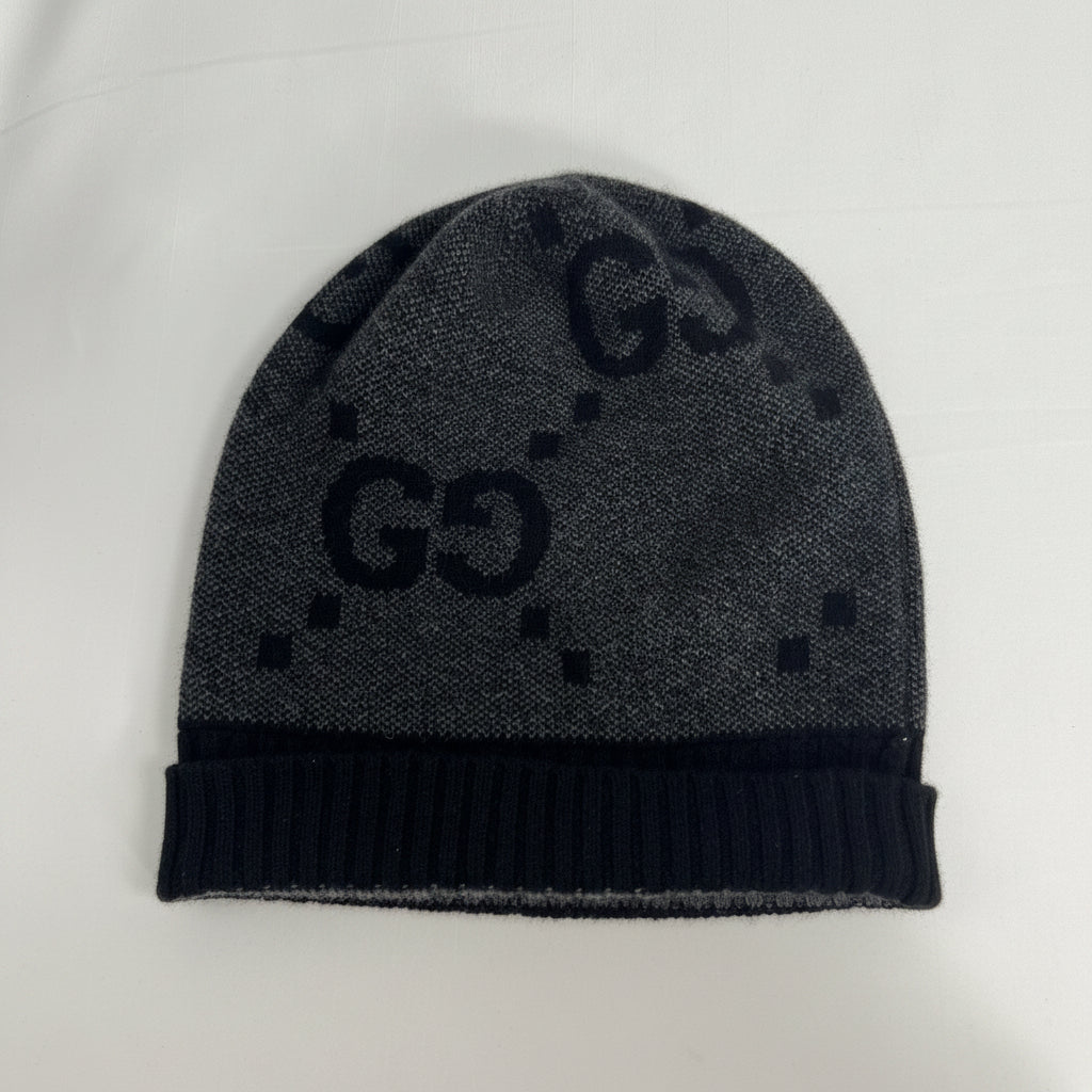 Gucci Cashmere Beanie crafted from soft premium cashmere, featuring a classic minimalist design with exceptional warmth,