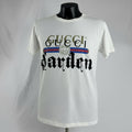 Gucci Garden T Shirt crafted from soft premium cotton, featuring the iconic Gucci Garden graphic, a classic crew neck, and a