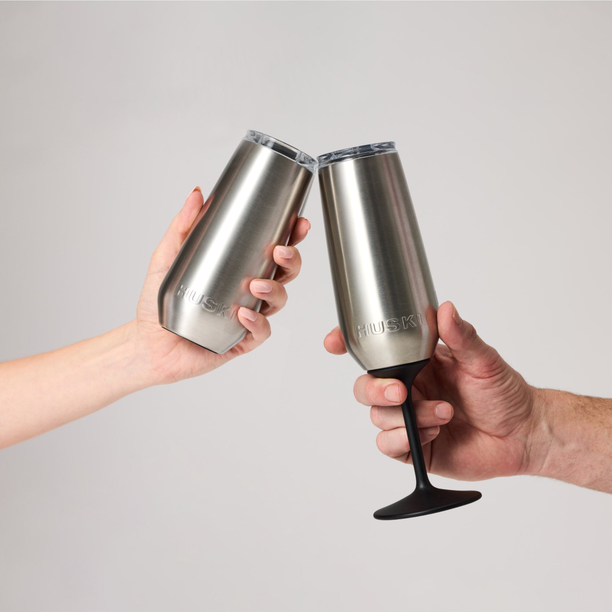 Huski Champagne Cooler + 2 Champagne Flutes