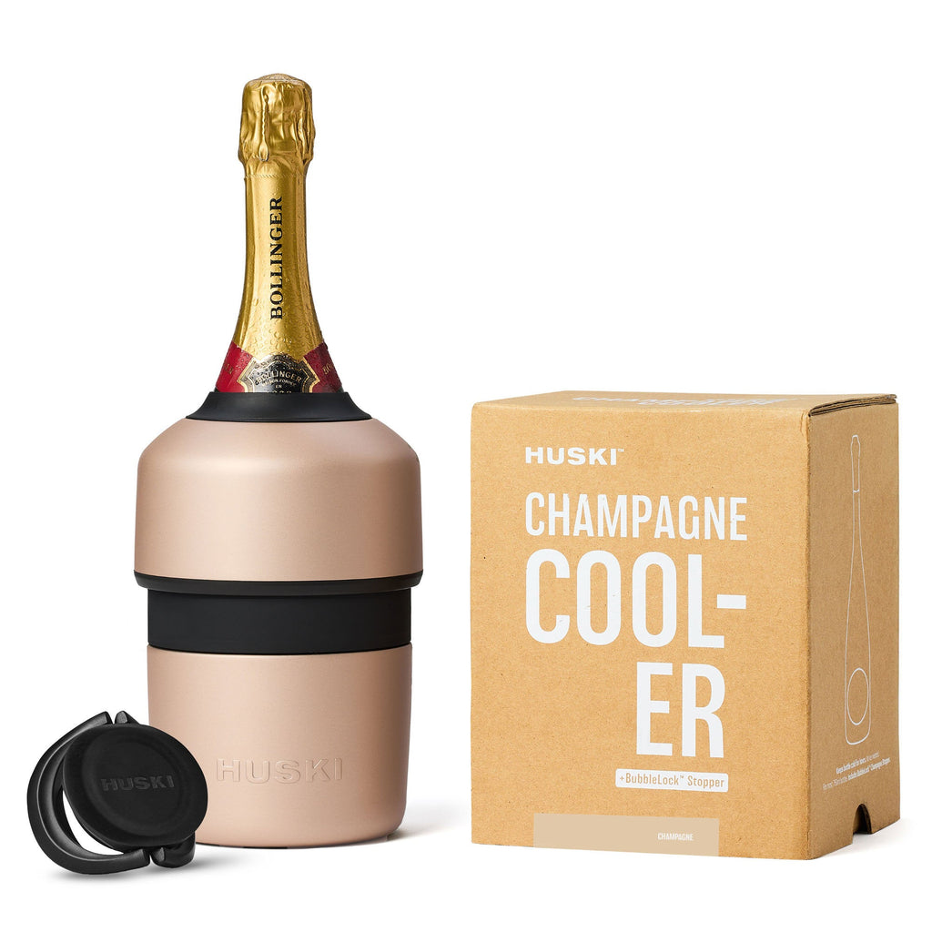 Huski Champagne Cooler + 2 Champagne Flutes