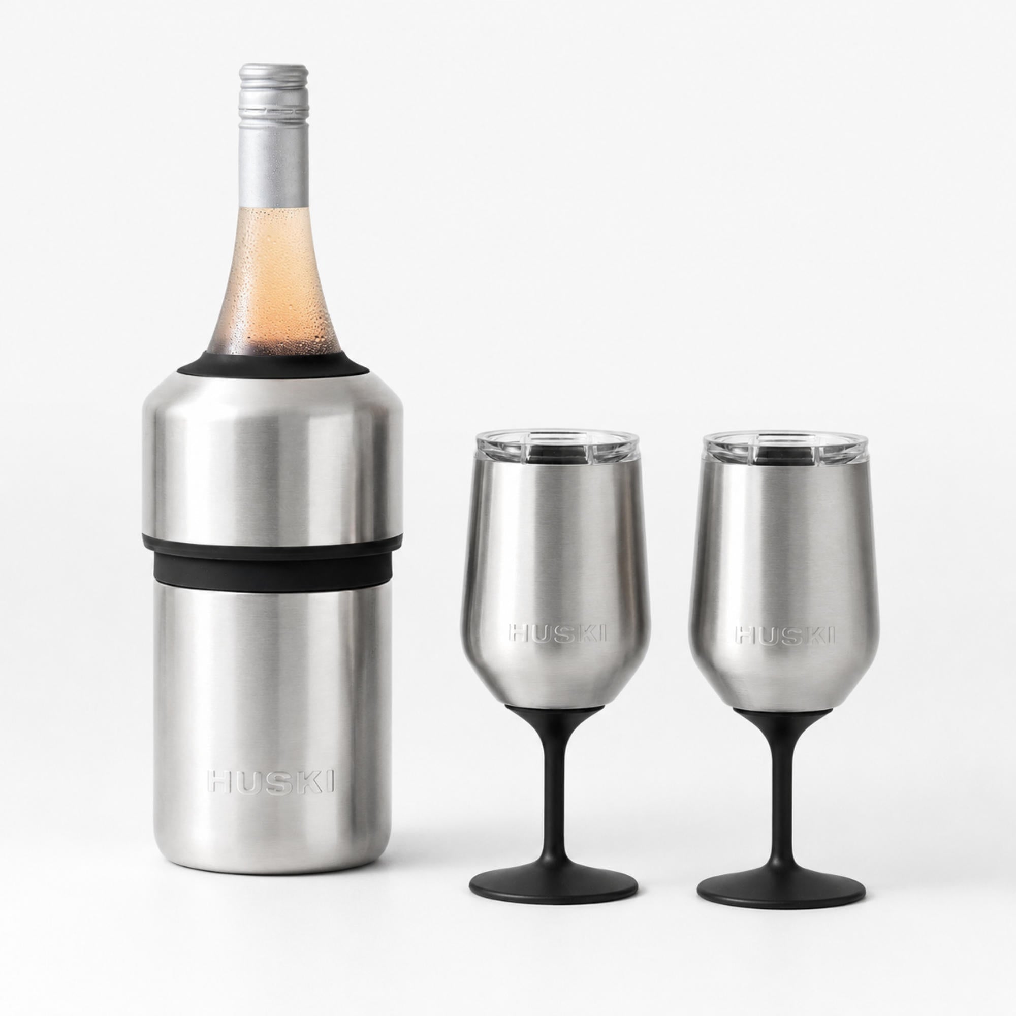 Huski Wine Cooler + 2 Wine Tumblers