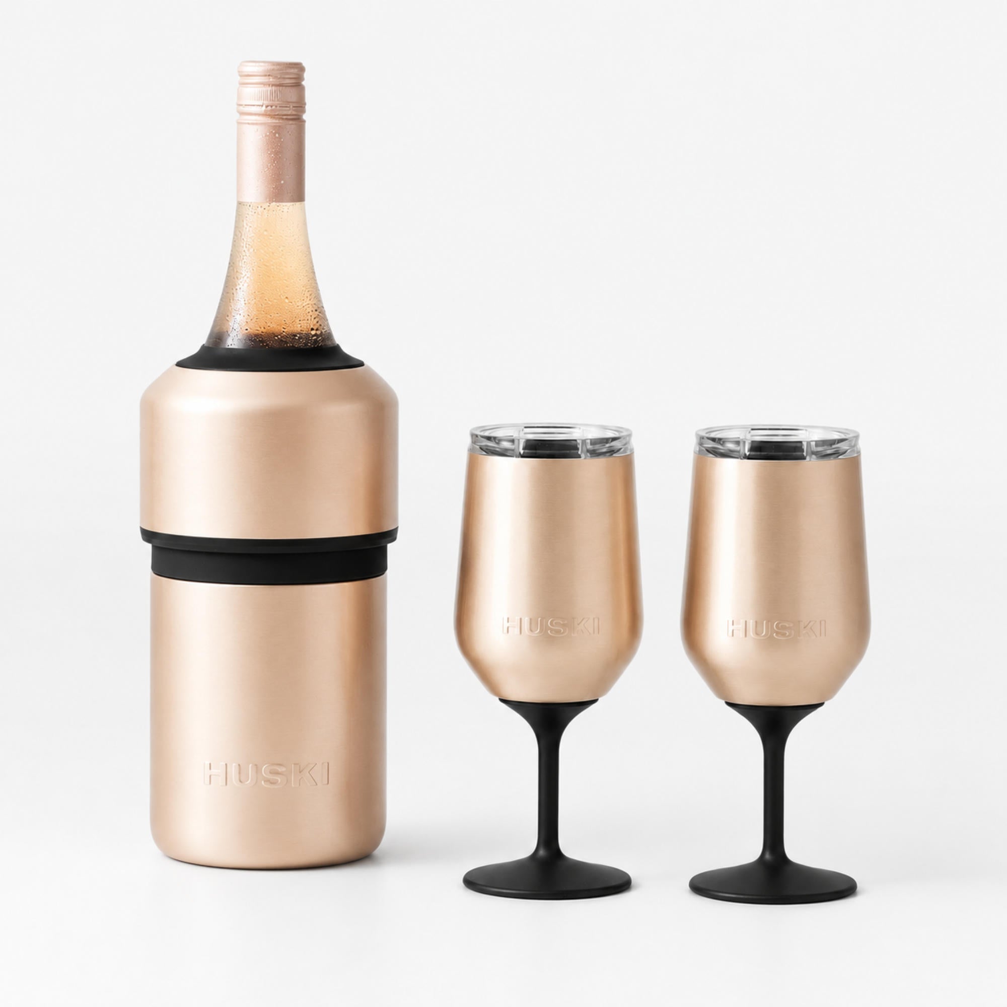 Huski Wine Cooler + 2 Wine Tumblers