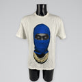 Ih Nom Uh Nit Blue Mask T-Shirt White