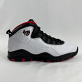 The Jordan 10 Retro White/Black is a clean, classic take on the Air Jordan 10 silhouette, originally designed by Tinker