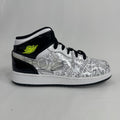 The Jordan 1 Mid SE DIY is a special edition take on the classic Air Jordan 1 Mid, designed with a customizable,