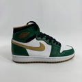 Jordan 1 Retro High Celtics pays tribute to the iconic Boston-inspired colorway with a striking combination of green, black,