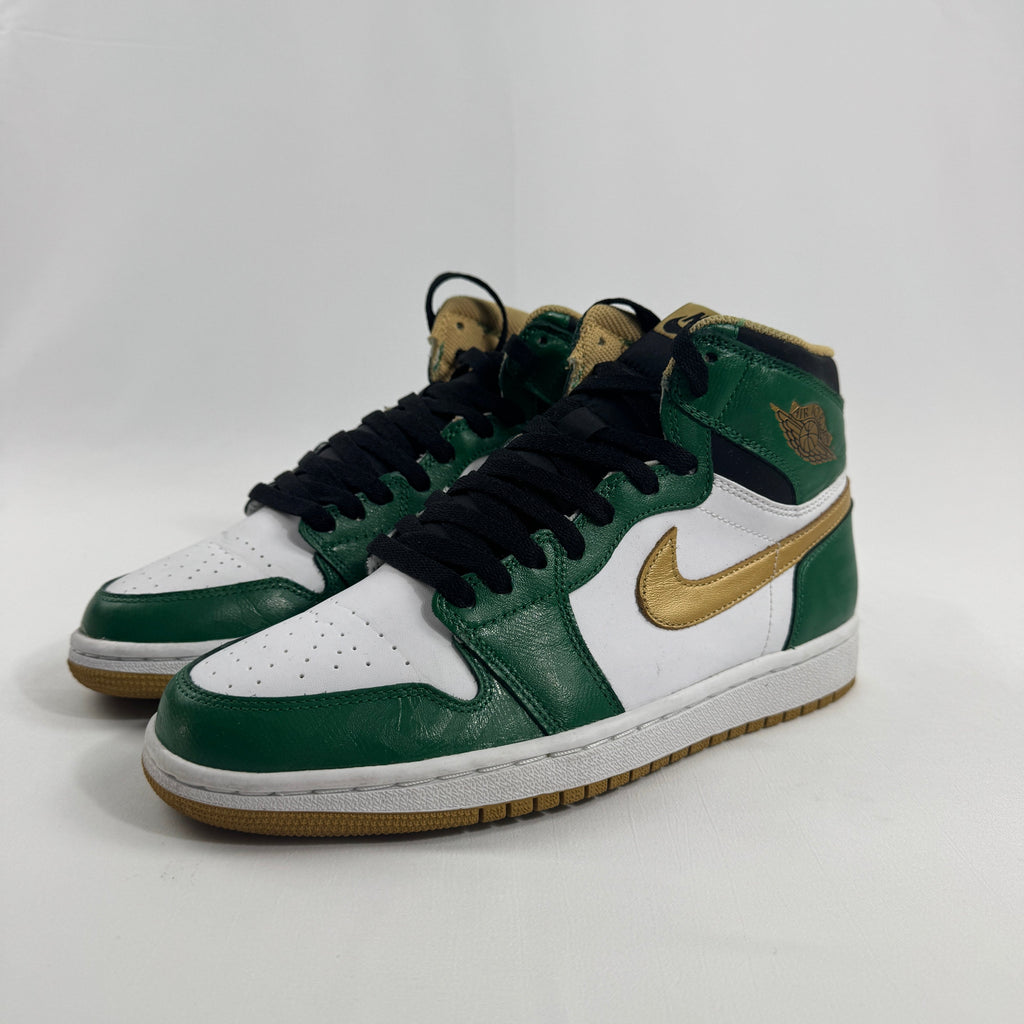 Jordan 1 Retro High Celtics pays tribute to the iconic Boston-inspired colorway with a striking combination of green, black,