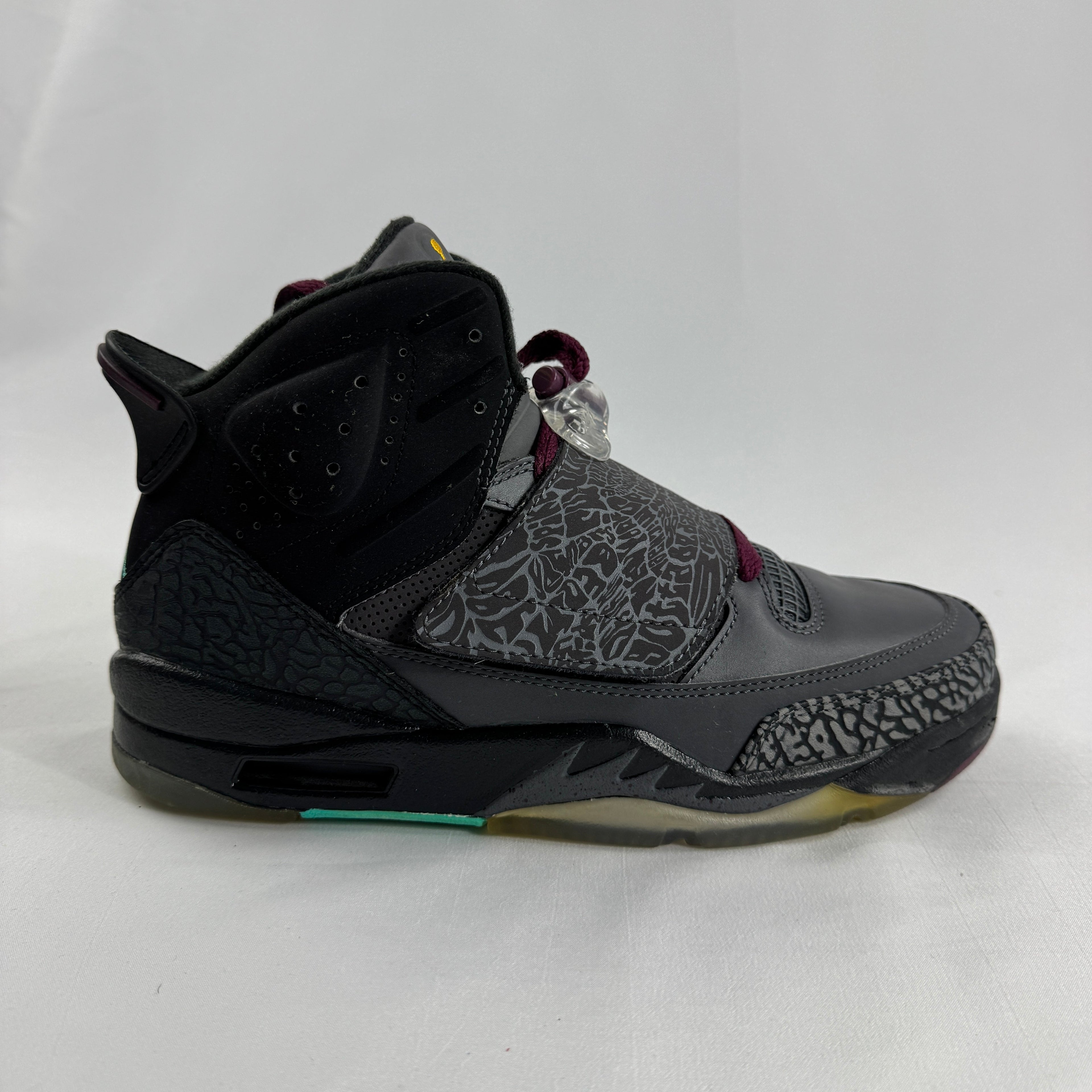Air Jordan Son of Mars is a hybrid sneaker that combines design elements from multiple Jordan models, including the Air