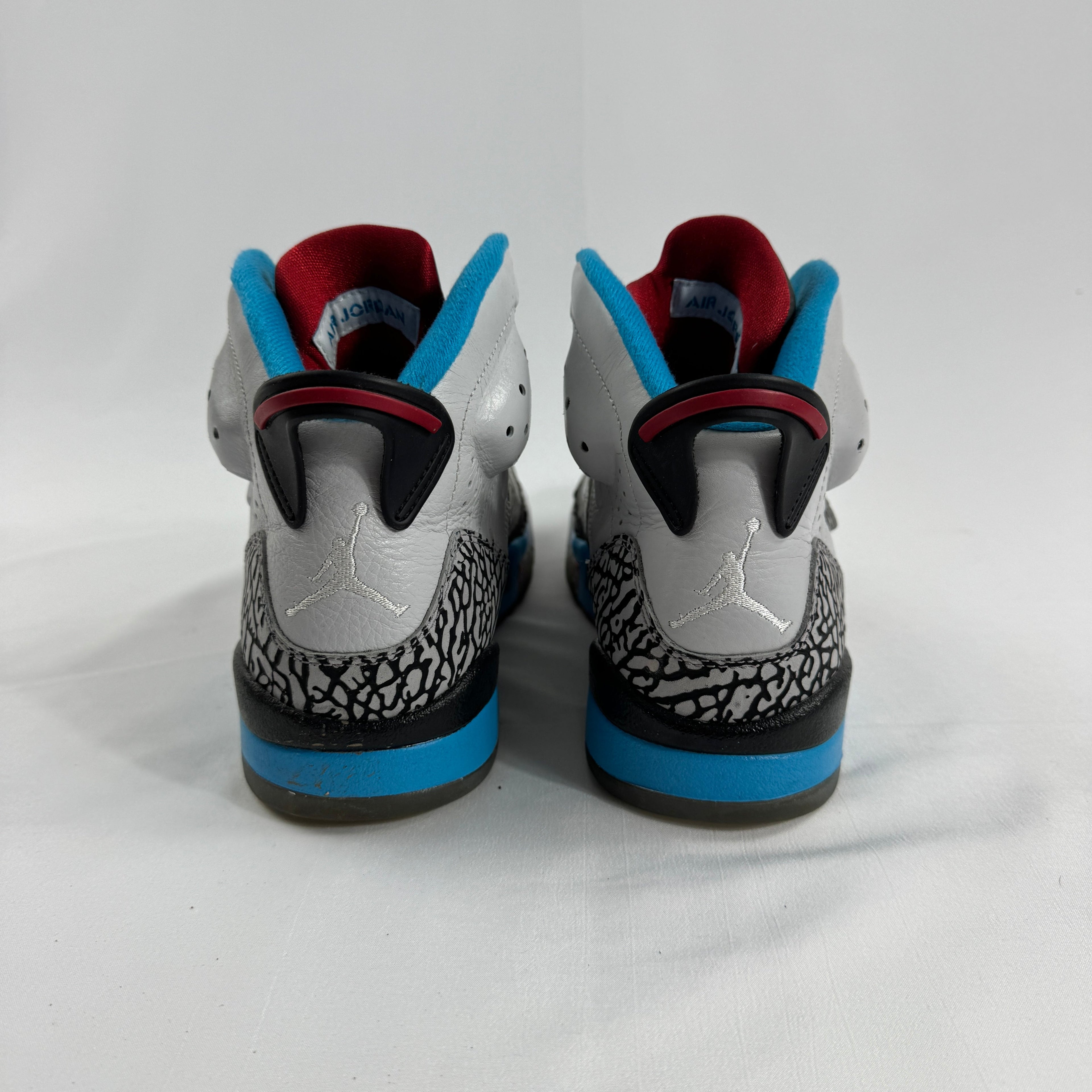 Air Jordan Son of Mars “Olympic” is a hybrid sneaker inspired by Olympic colorways, combining elements from several Jordan