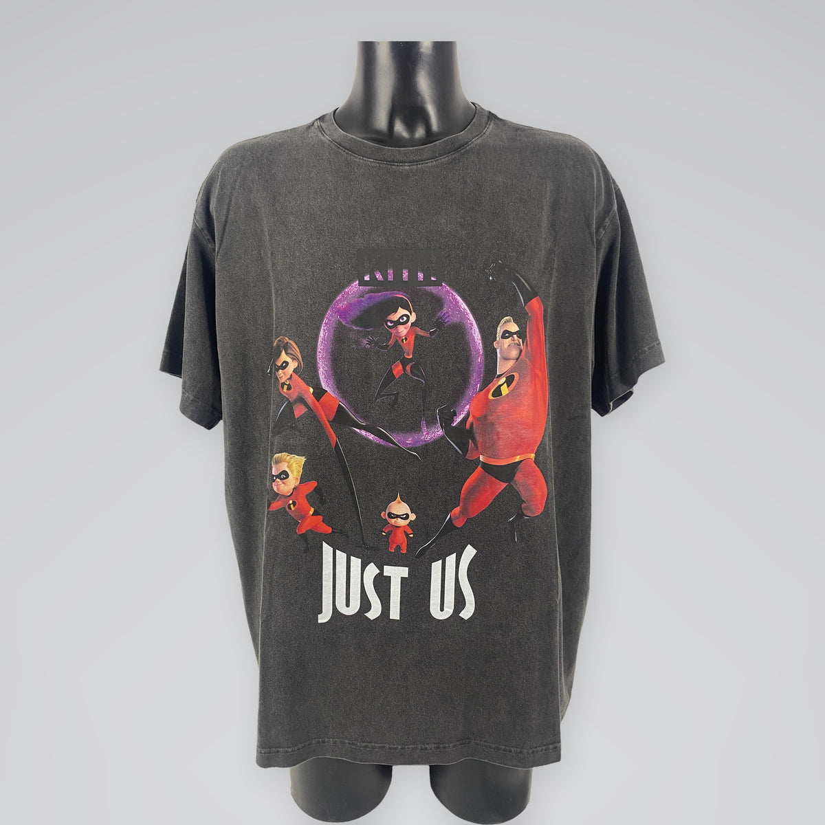 Kith x Disney Pixar The Incredibles Just Us Vintage Tee Black