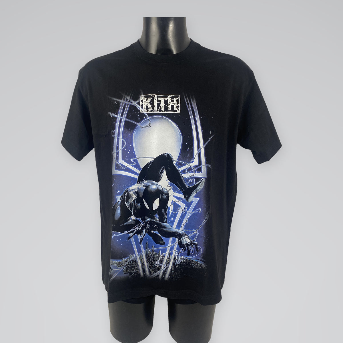 Kith x Marvel Symbiote Spiderman Vintage Tee Black
